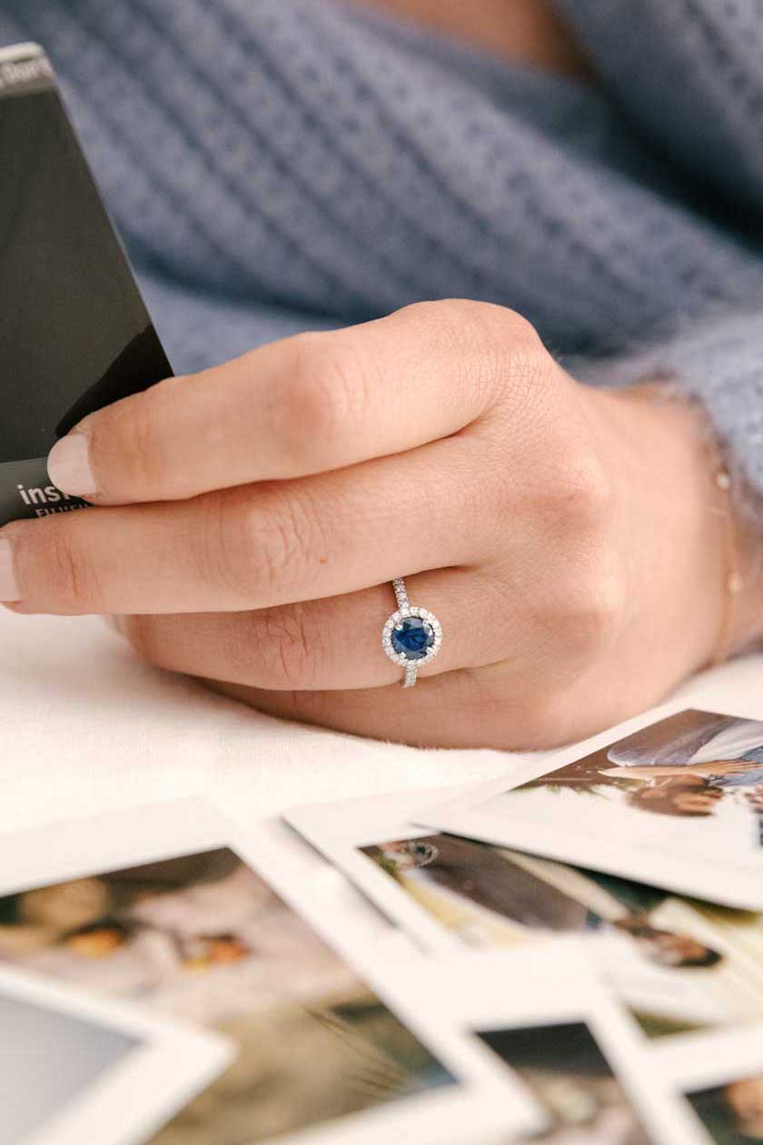 Bague Rétromantique L Pavée 1