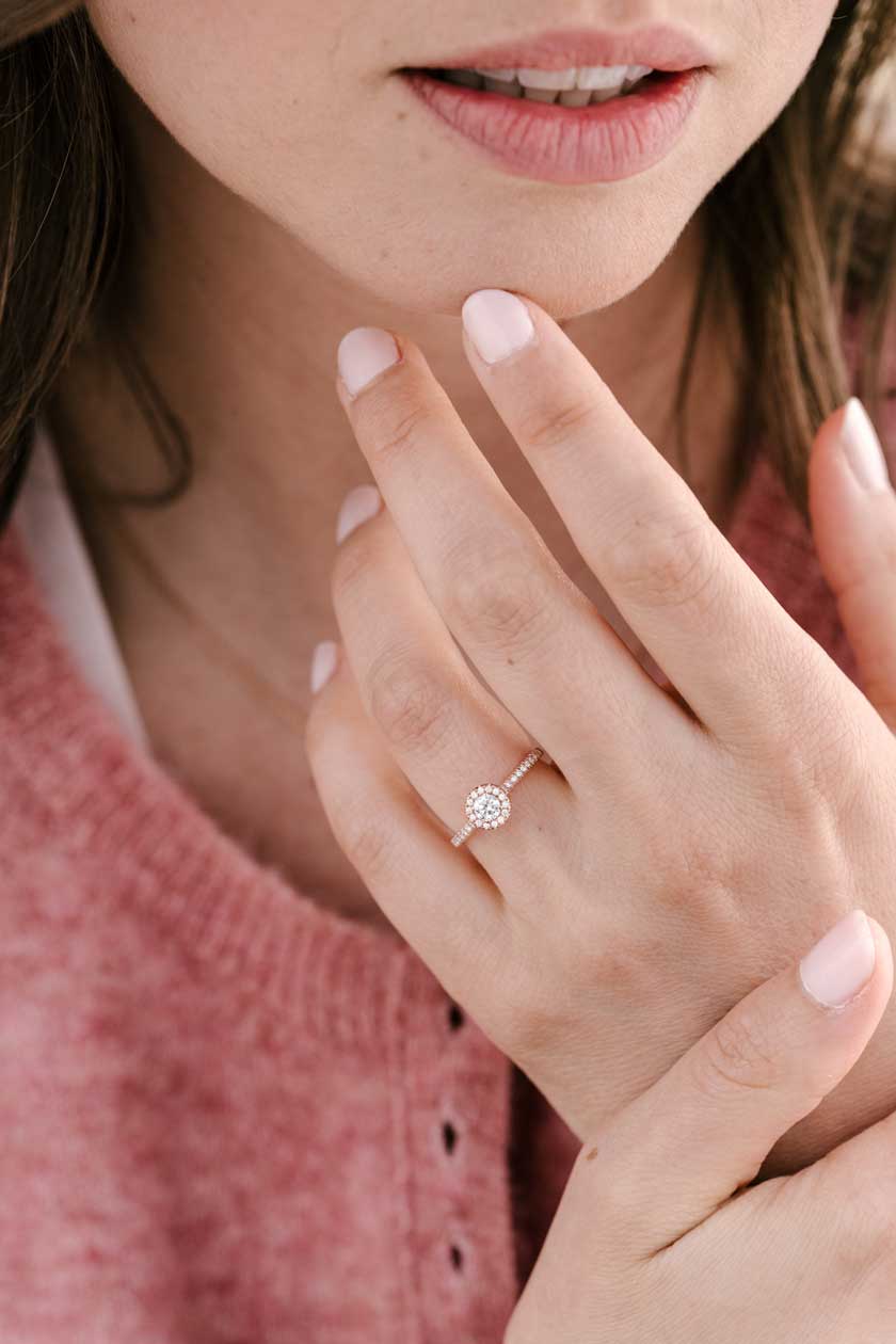 Bague Rétromantique S Pavée 1