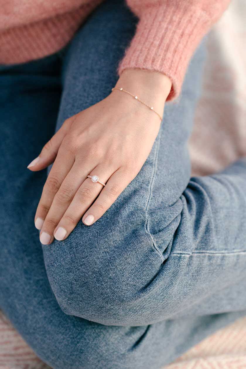 Bague Rétromantique S Pavée 3