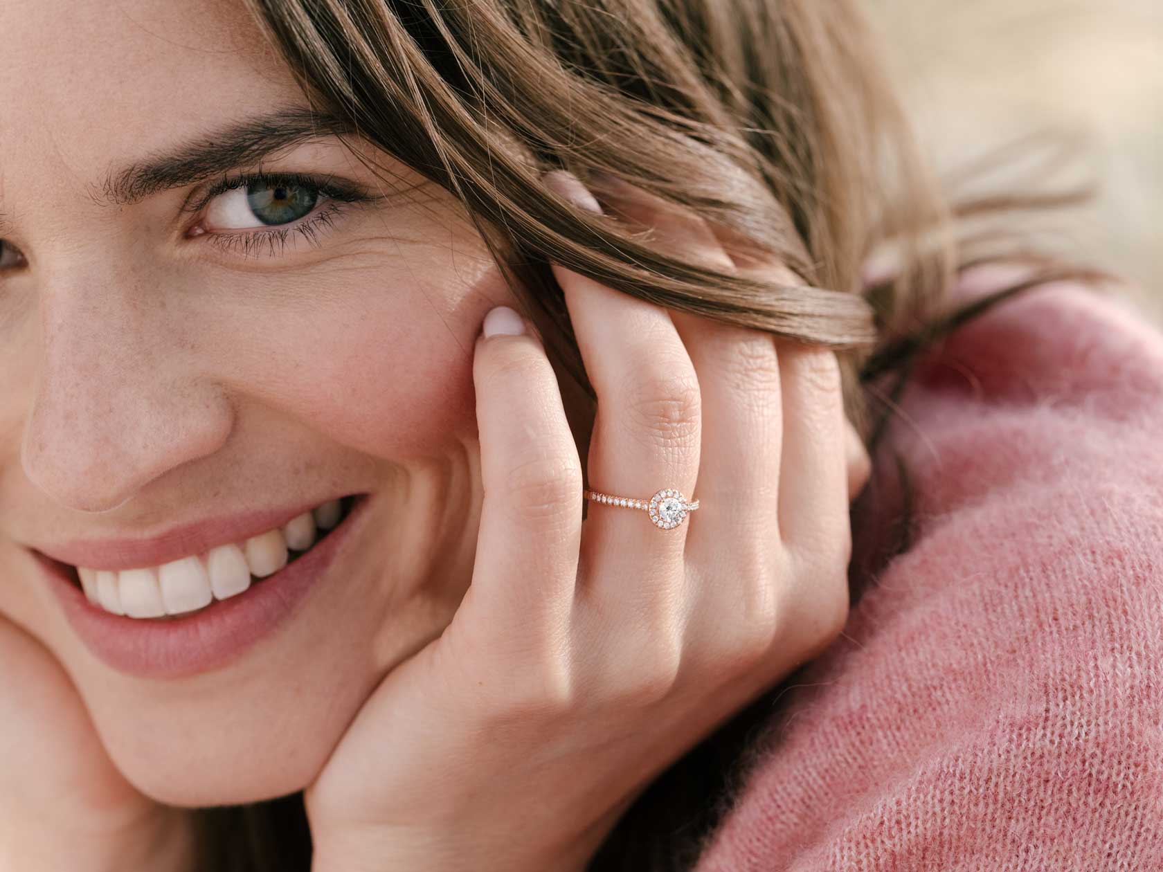 Bague Rétromantique S Pavée