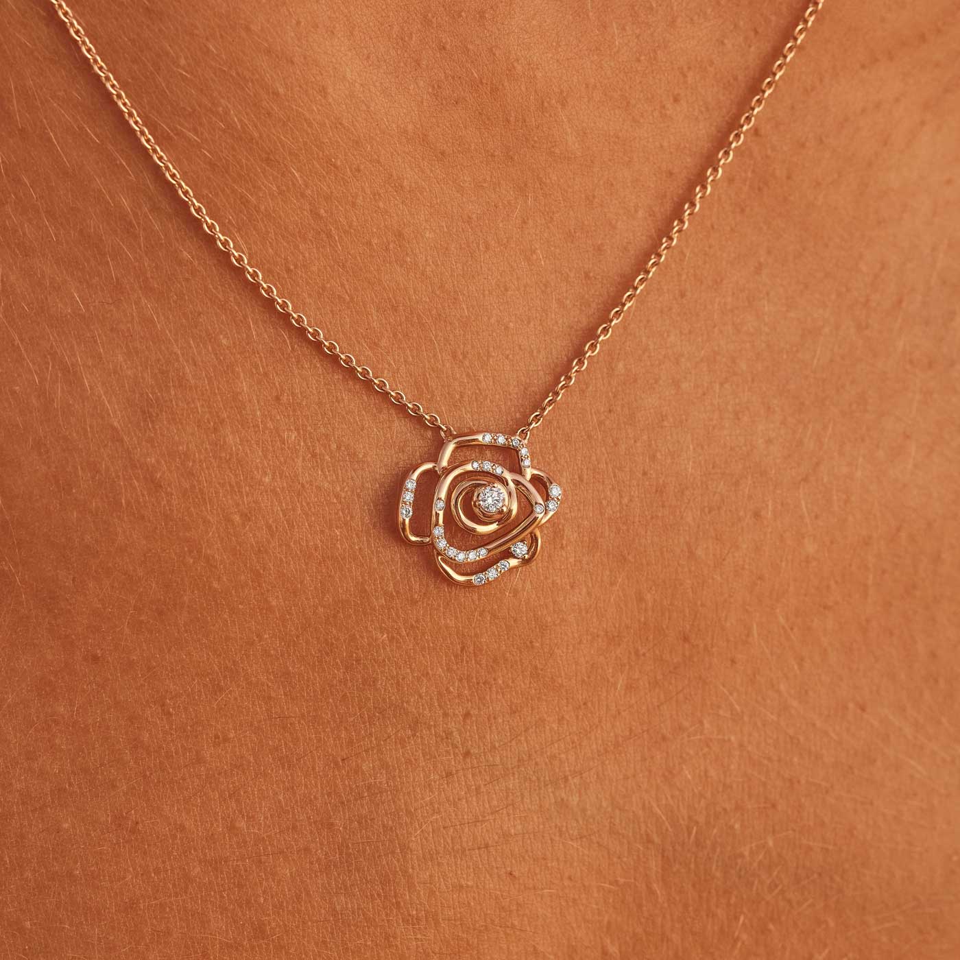 Pendentif PrimaRosa Pavé zoom