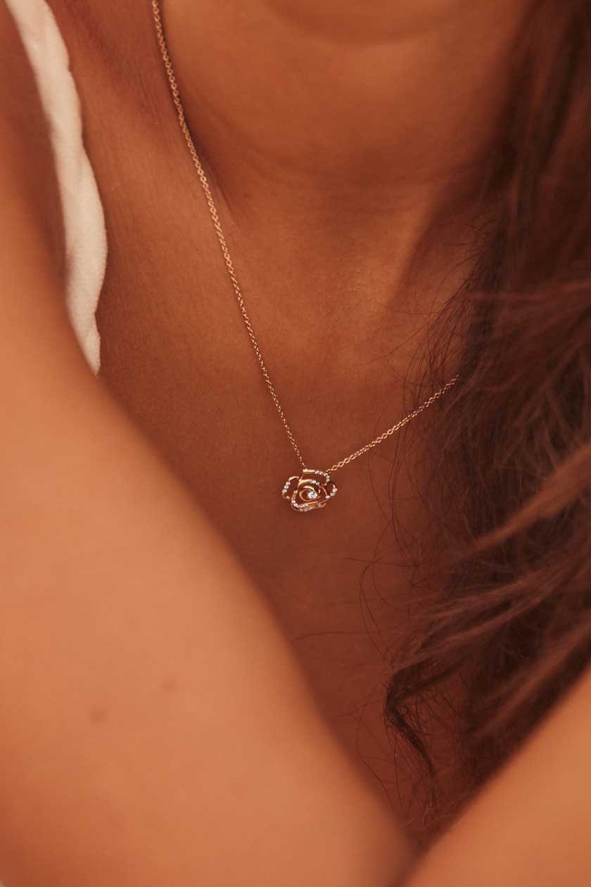 Pendentif PrimaRosa Pavé