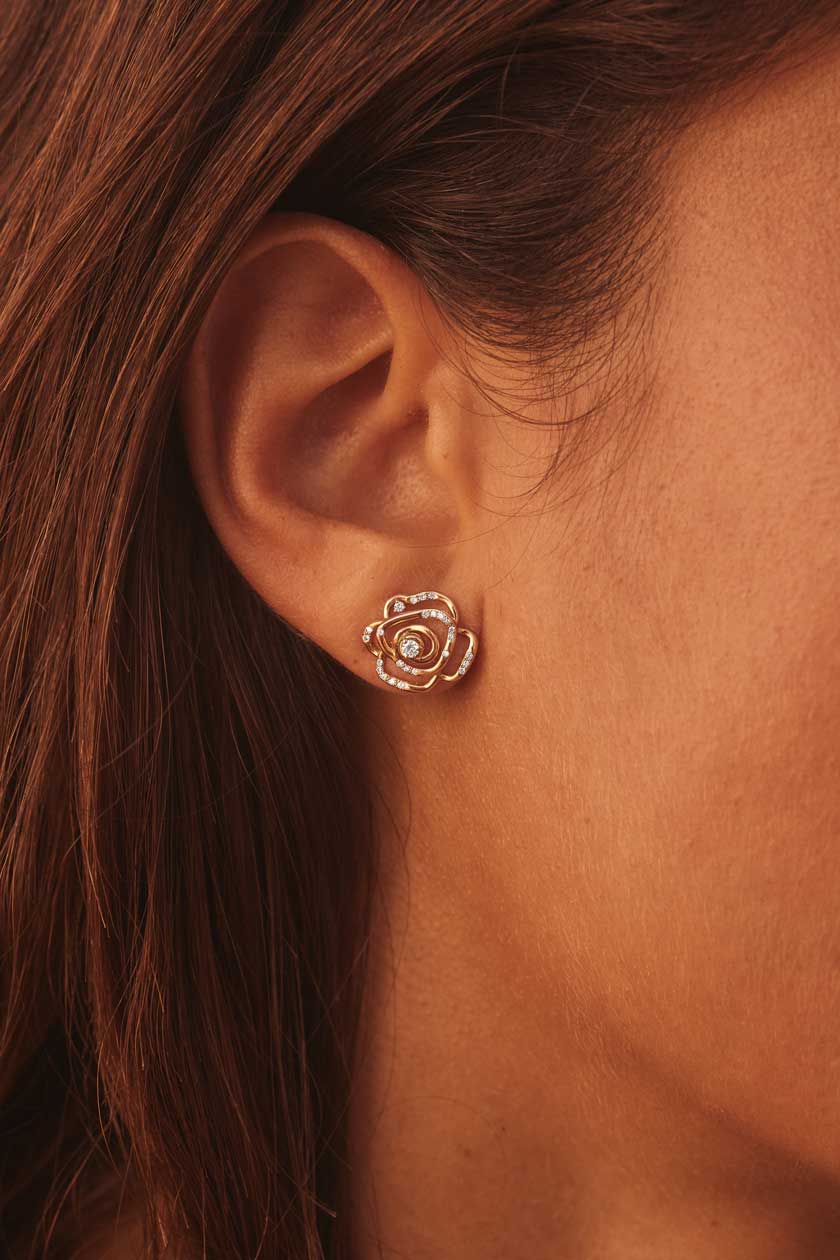 Boucles d'oreilles PrimaRosa Pavées 1