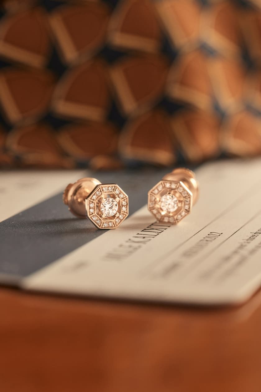 Boucles d'oreilles Art Déco Rond XS
