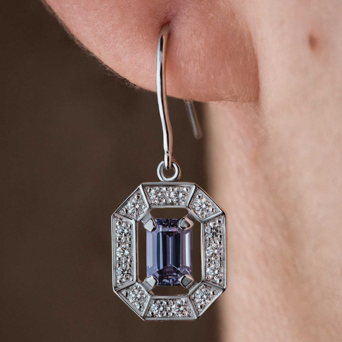 Boucles d'oreilles Art Déco zoom