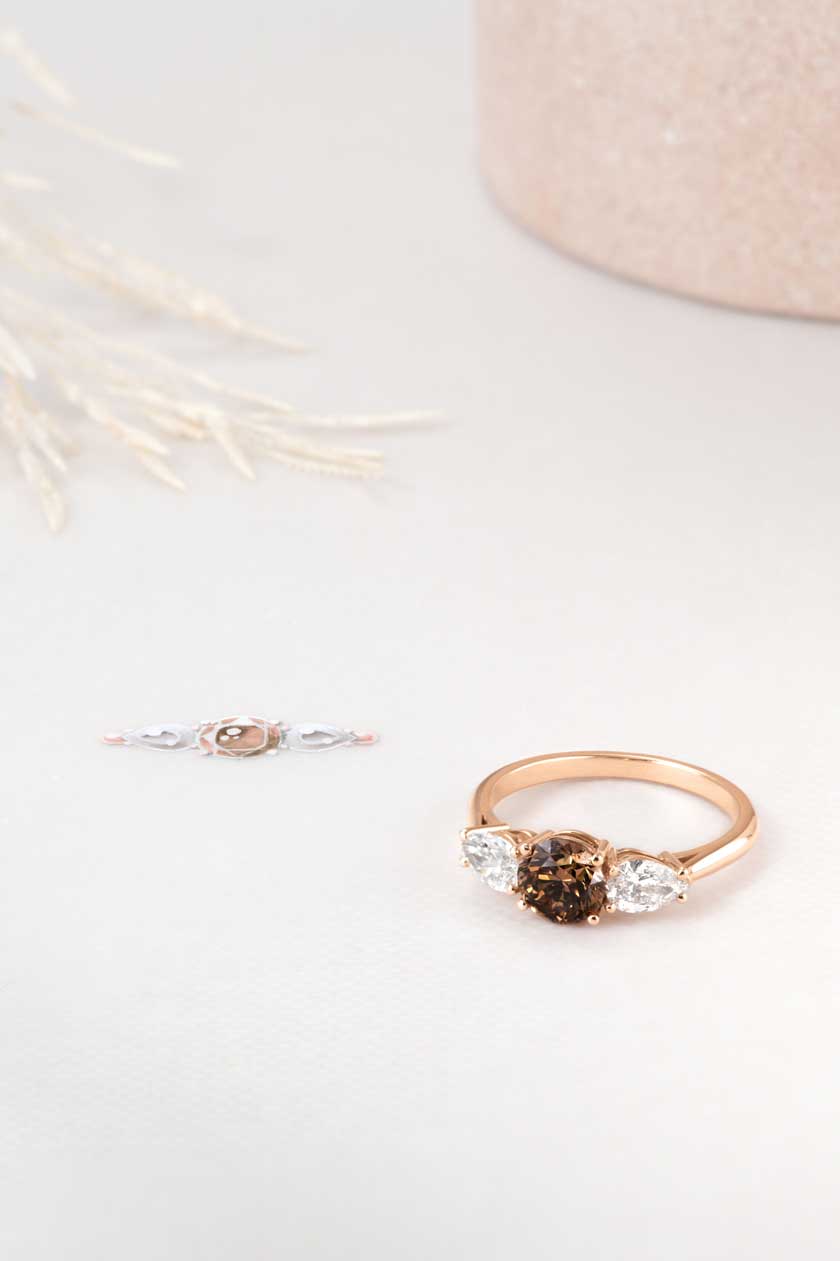 Bague Lady Duo de Poires 3