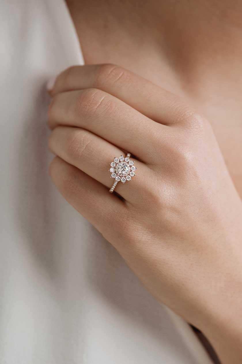 Bague Lefkos 5 mm Pavée 3