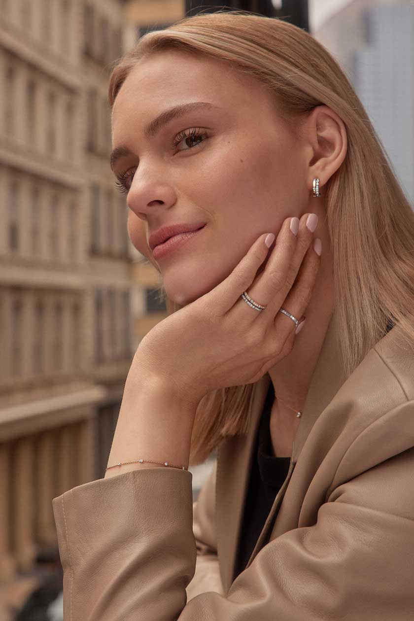 Bague MET Duo Pavée 3