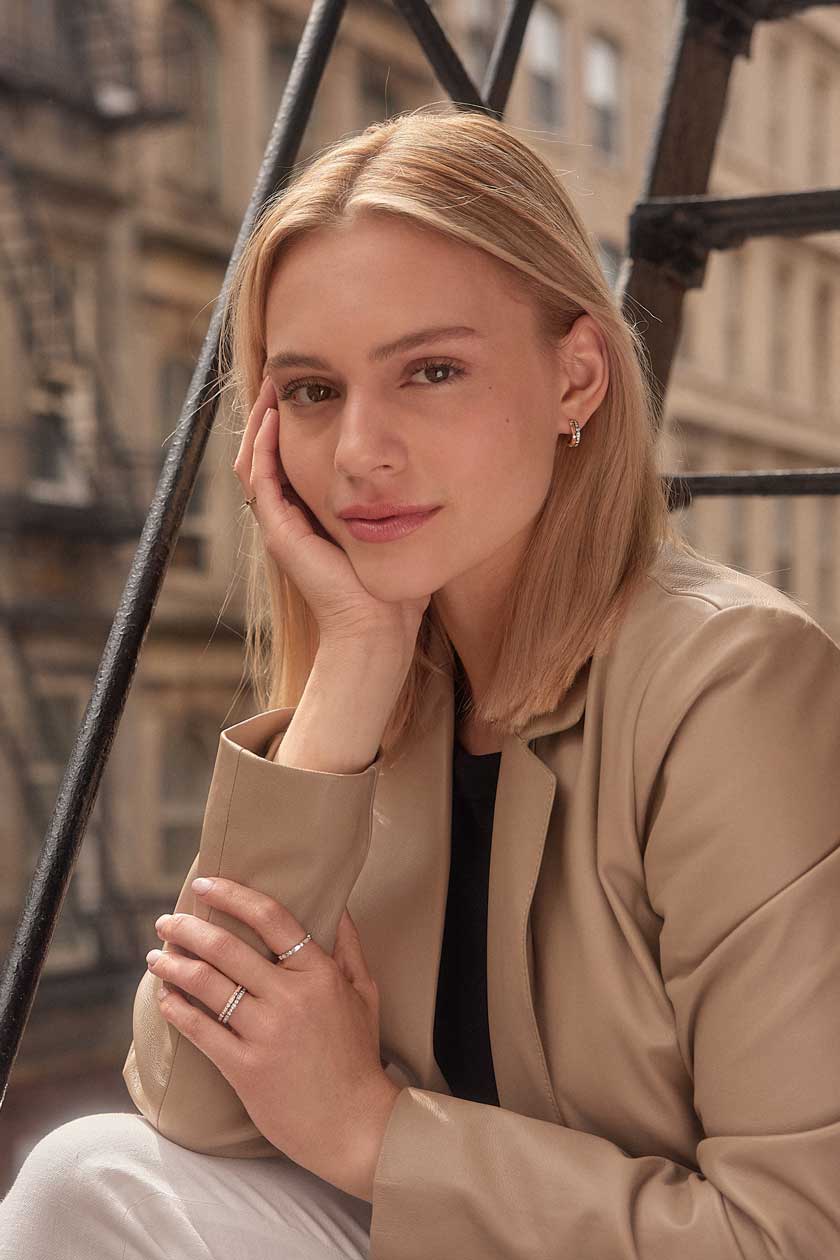 Bague MET Duo Pavée
