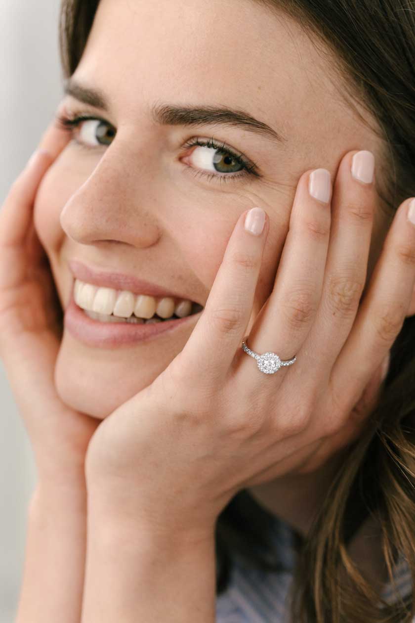Bague Rétromantique Solo Pavée 1