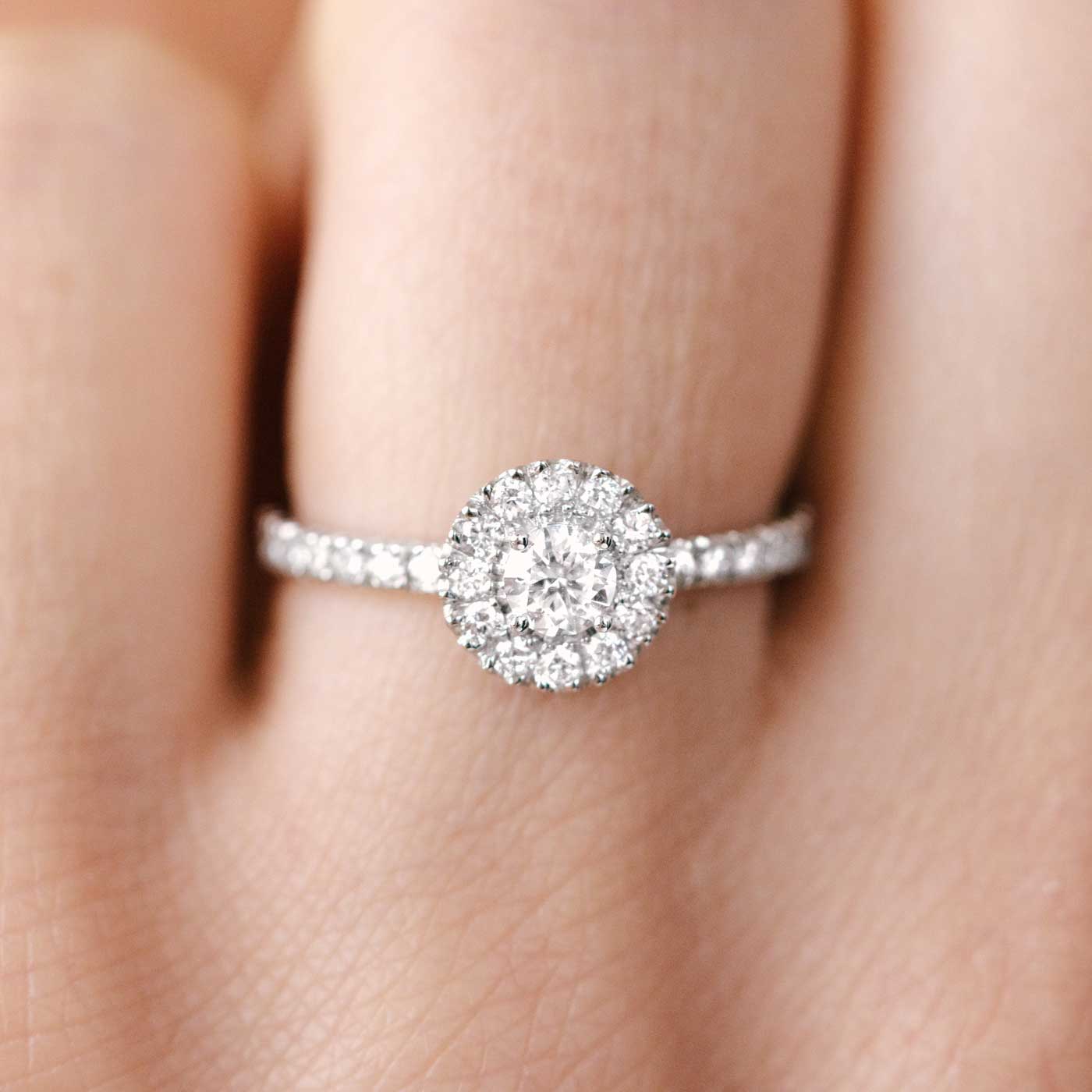 Bague Rétromantique Solo Pavée zoom