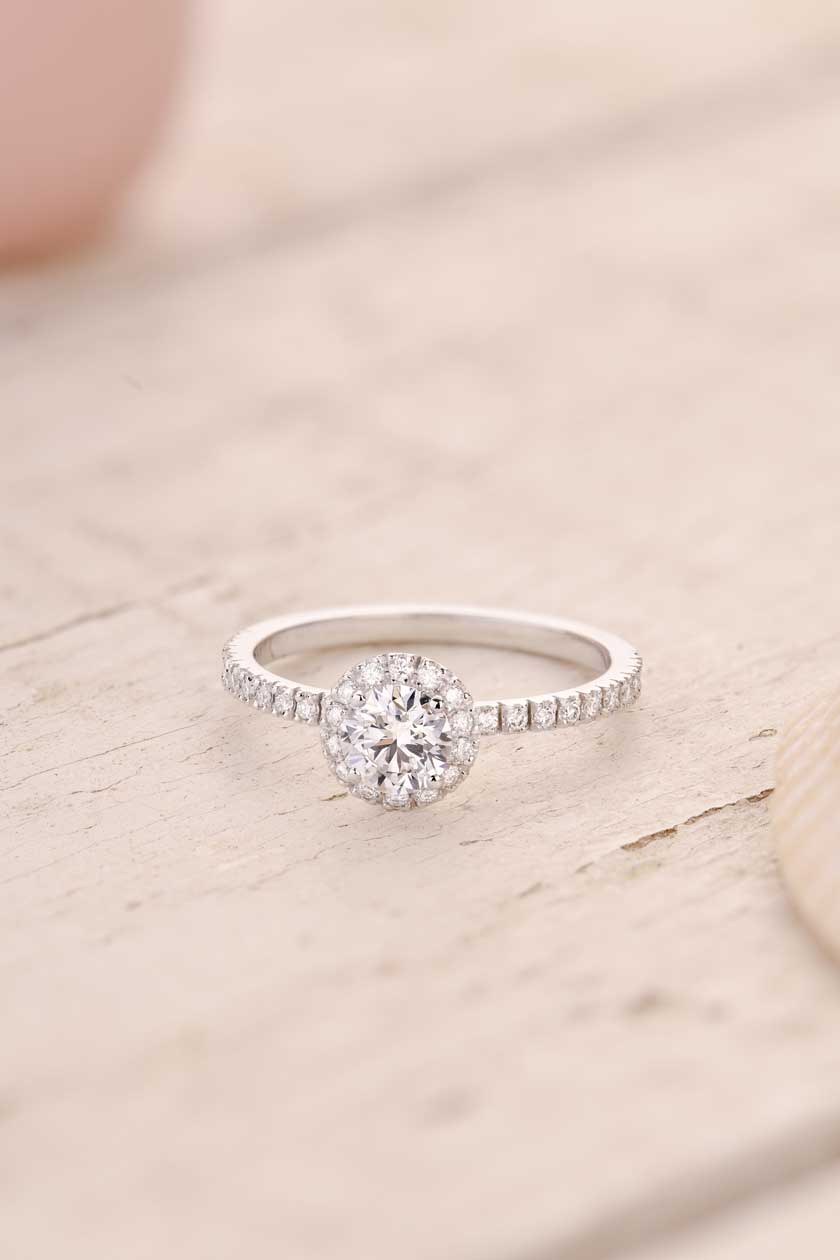 Bague Rétromantique M Pavée 2