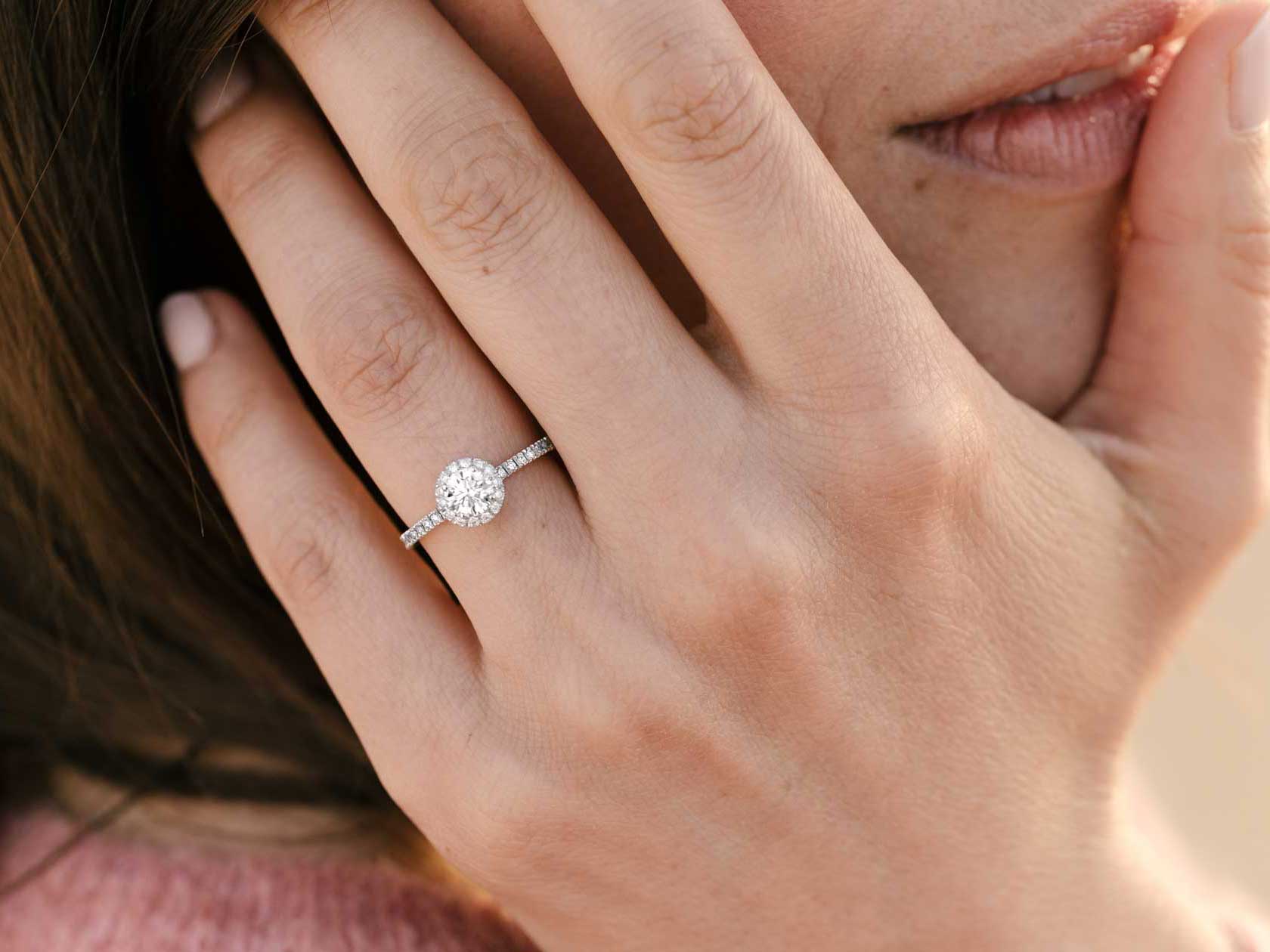 Bague Rétromantique M Pavée
