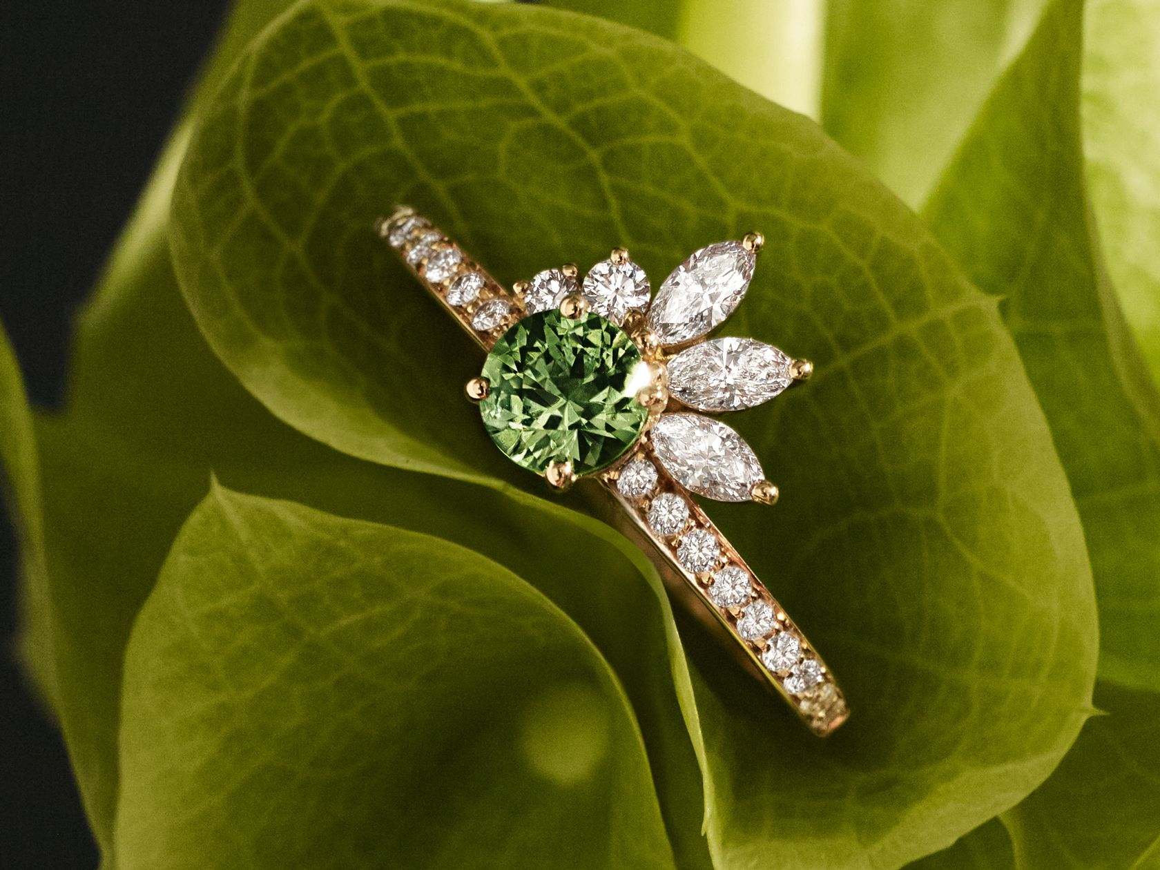 Bague Little EverBloom Pavée