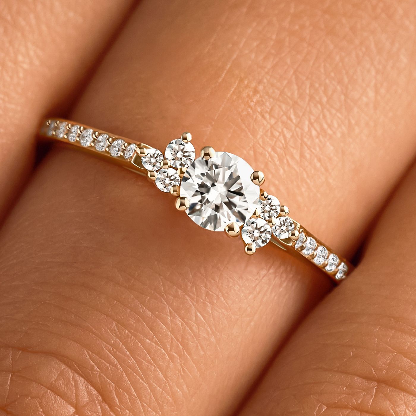 Bague Baby EverBloom 0,4 ct Pavée zoom