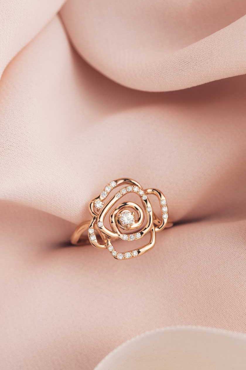 Bague PrimaRosa Pavée 3