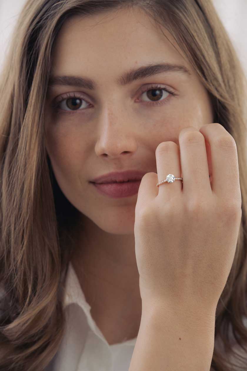 Bague Lady Pavée 1 ct 2