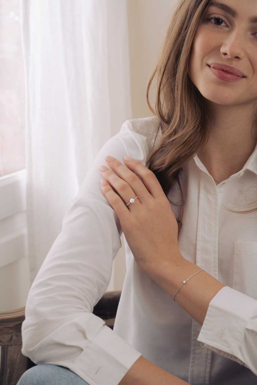 Bague Lady Pavée 1 ct 3