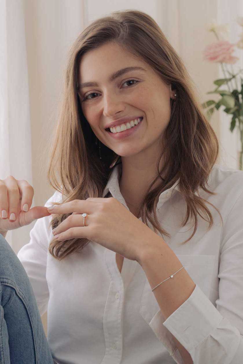 Bague Lady Pavée 1 ct