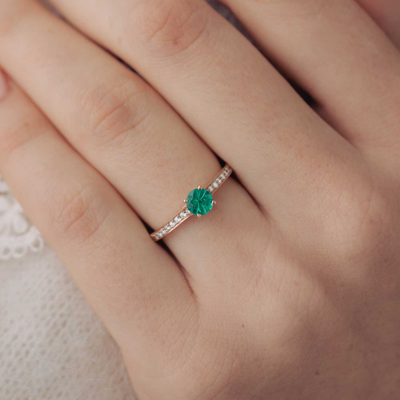 Bague Little Lady Pavée zoom