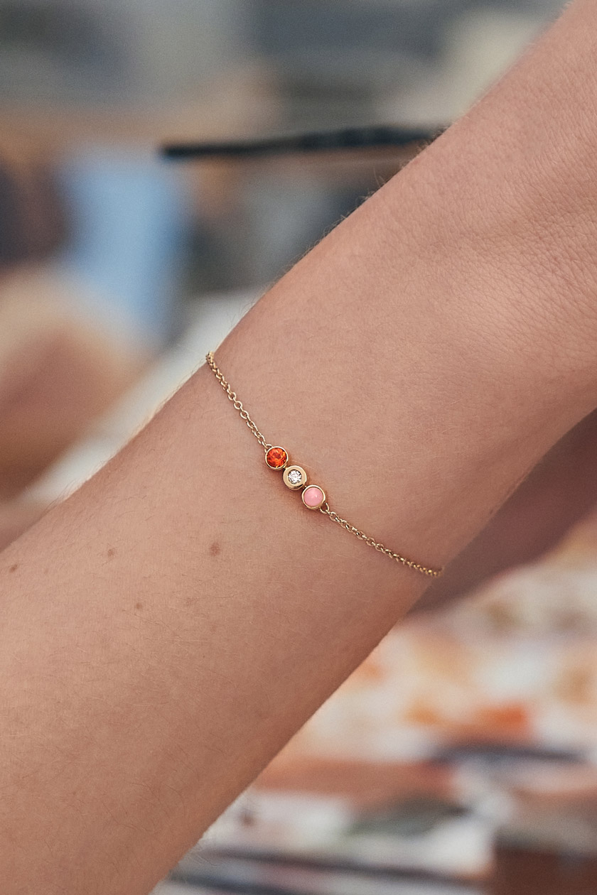 Bracelet Gemmyorama Trio Rose 1