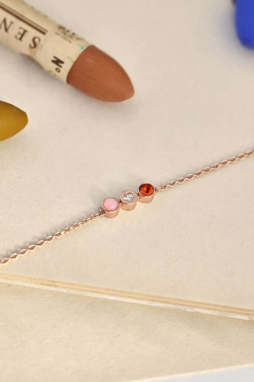 Bracelet Gemmyorama Trio Rose 2