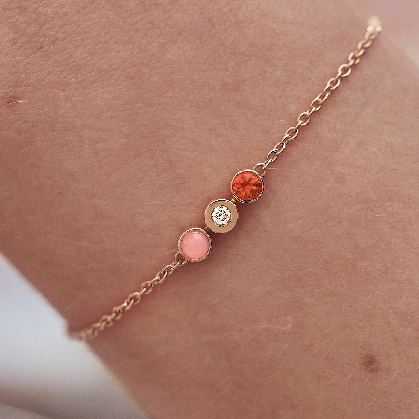 Bracelet Gemmyorama Trio Rose zoom