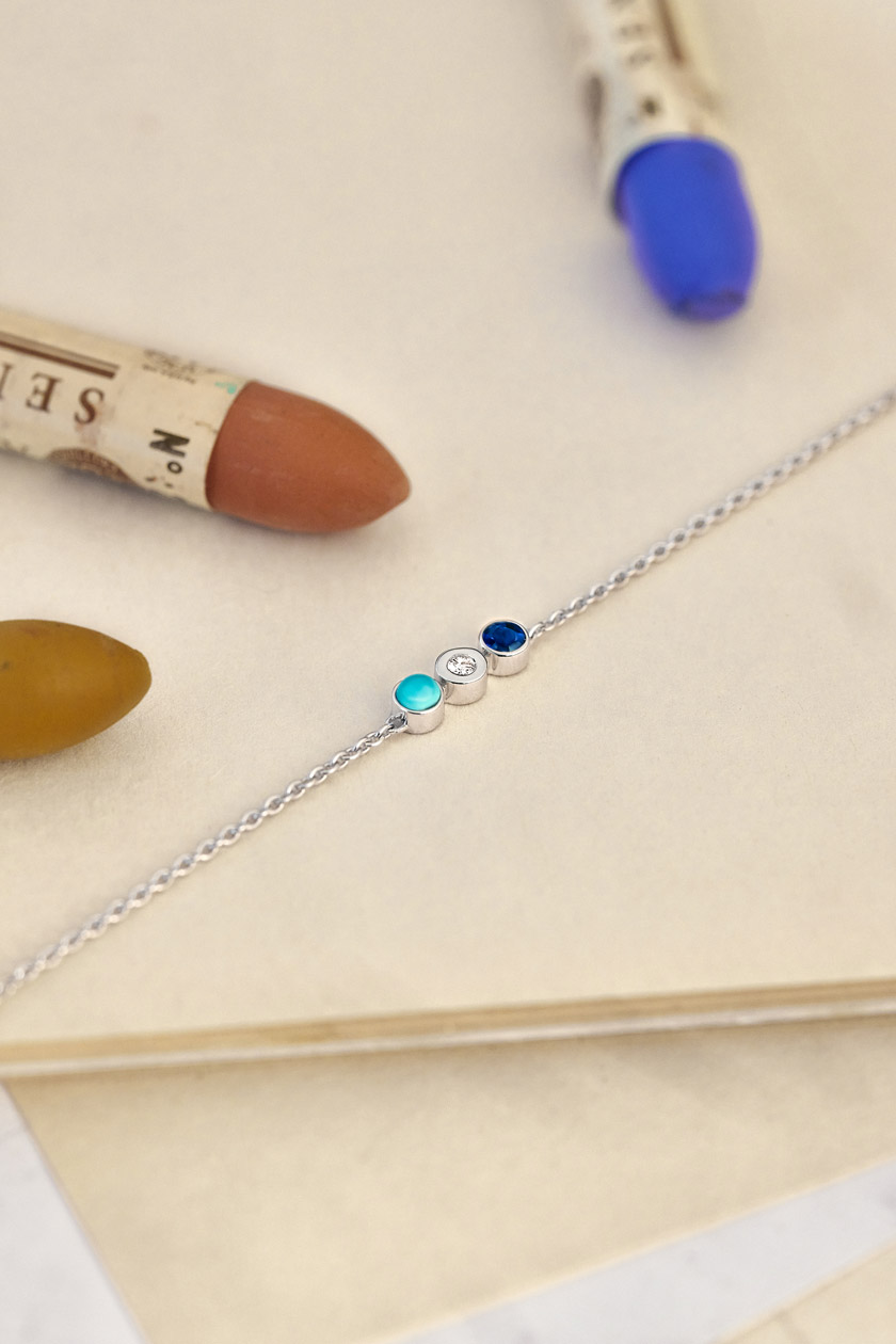 Bracelet Gemmyorama Trio Bleu 2