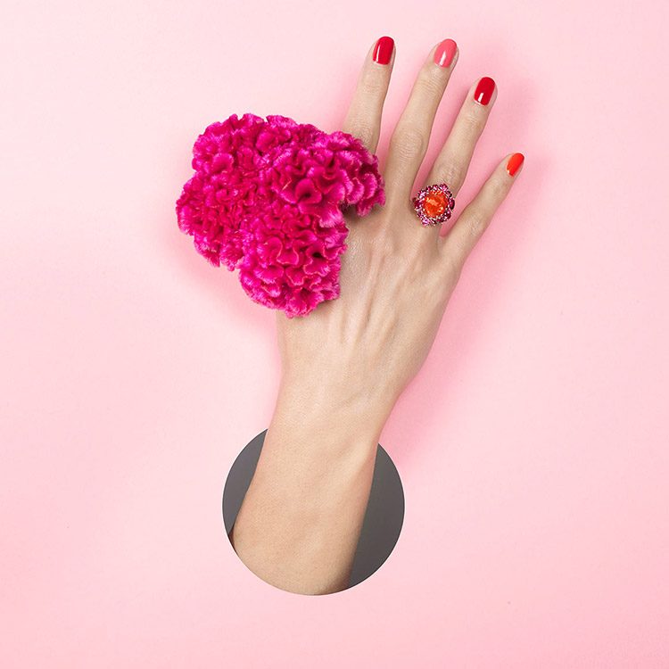 Haute Joaillerie Mad Marguerite Portée