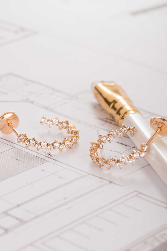 Boucles d'oreille Paris 1901 XS