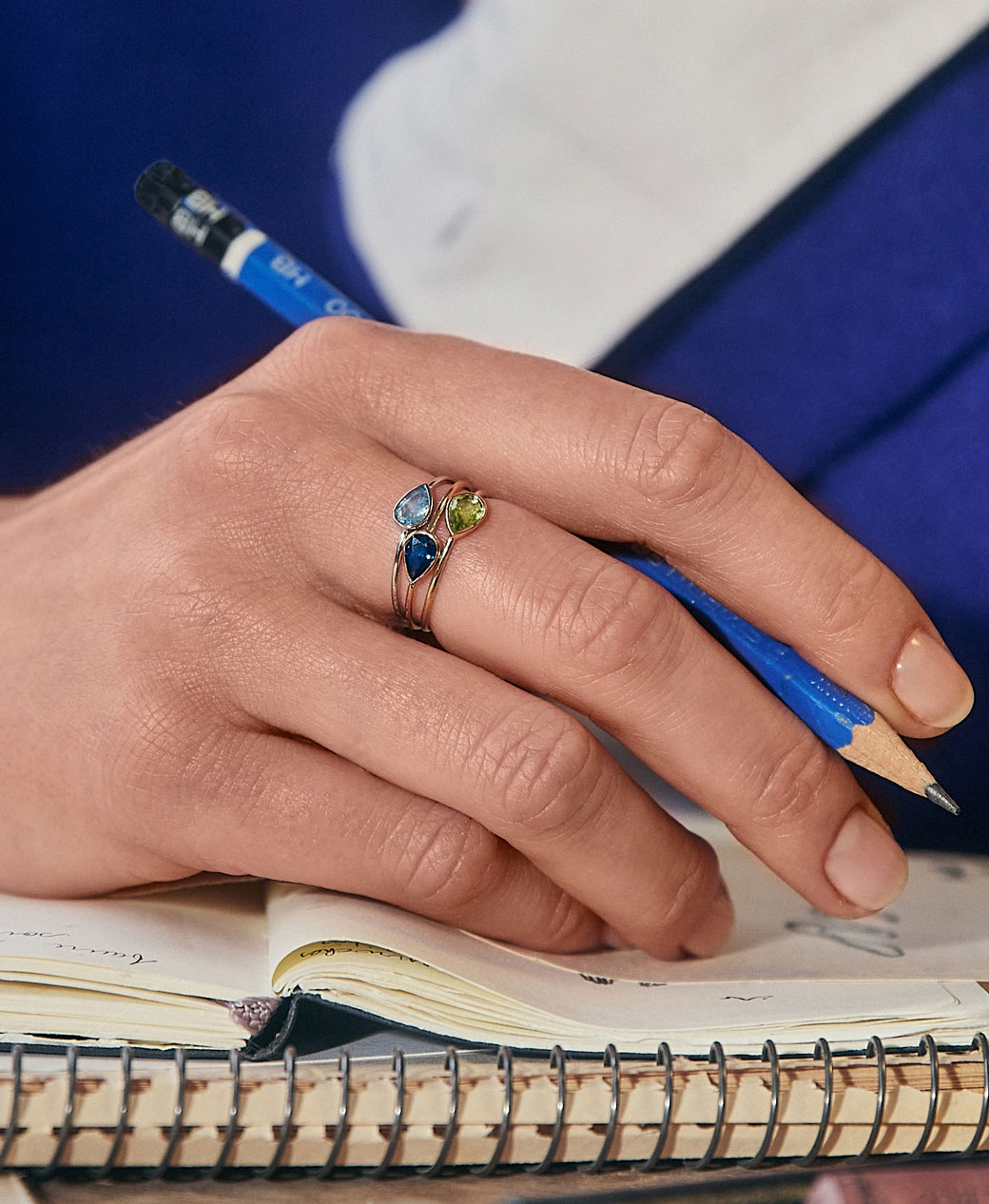 Bague Gemmyorama or rose Saphir