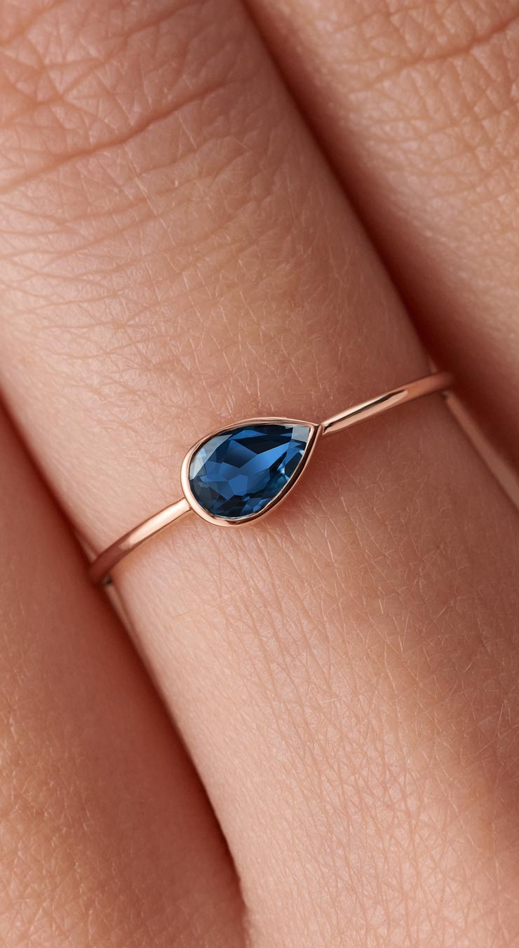 Bague Gemmyorama or rose Saphir