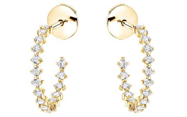 Boucles Paris 1901 S Or jaune Diamant