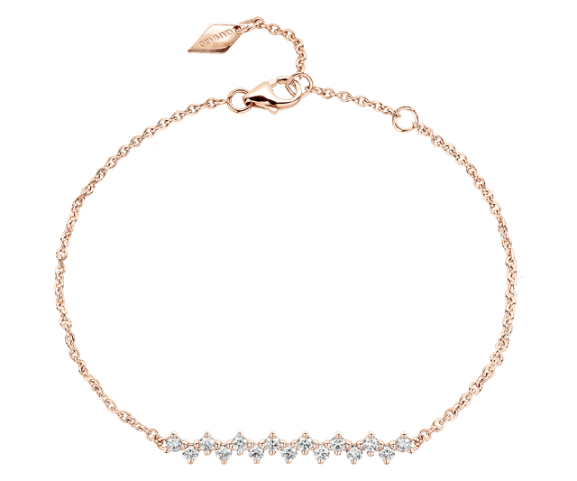 Bracelet Maillon Paris 1901 Or rose Diamants