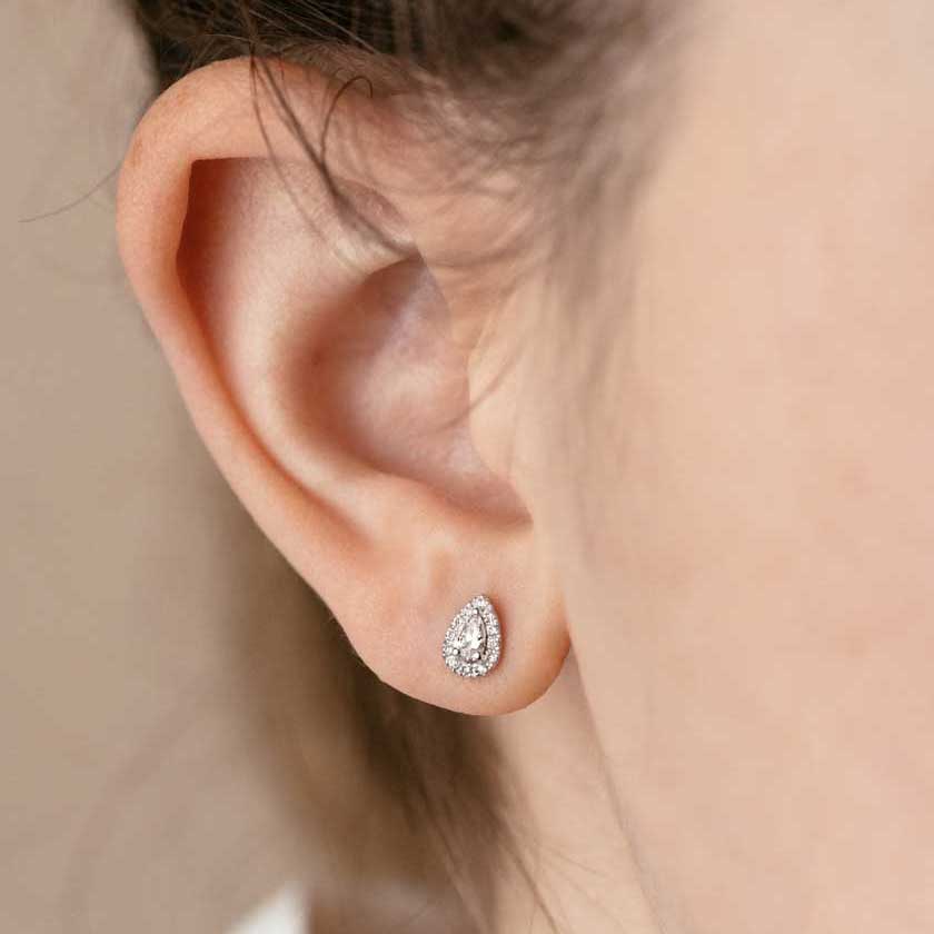 Boucles Baby Rétromantique Poires Pavées