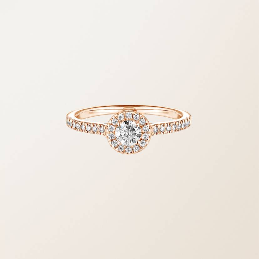 リング 18金ピンクゴールド ダイヤモンド Rétromantique S Pavée