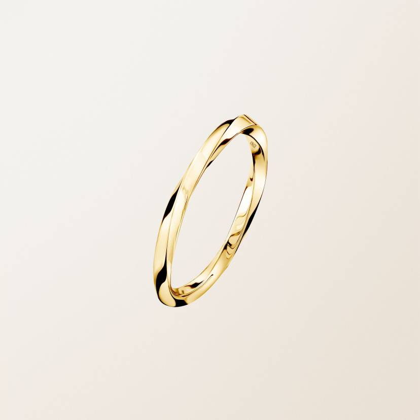 リング 18金イエローゴールド Mathurins 2 mm