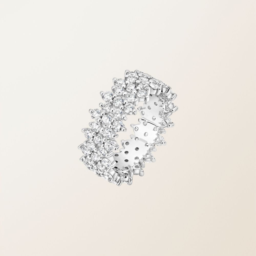 Bague Or blanc Diamant Paris 1901 XL 2