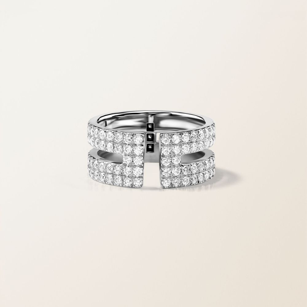 Bague Or blanc Diamant Ariane Prima 2