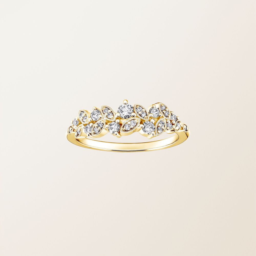 Alliance Or jaune Diamant EverBloom 2