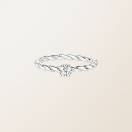 Bague Platine Diamant Capucine 4 mm 1