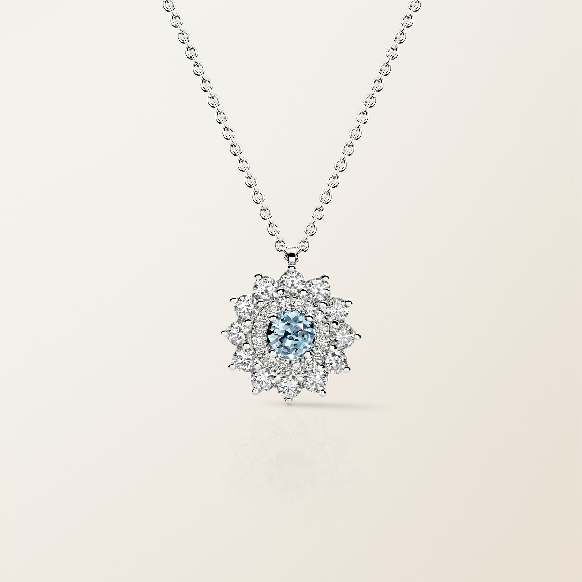 Or blanc, Aigue-marine