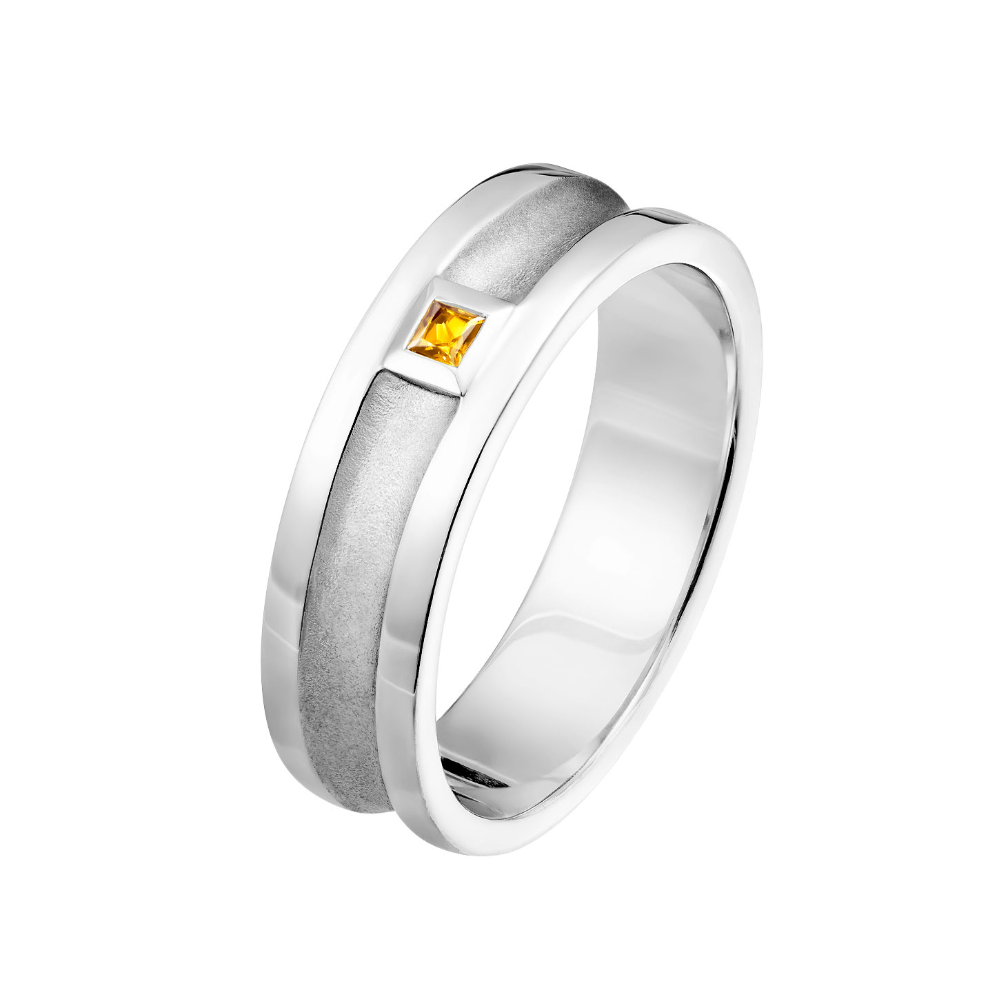 Bague Argent Citrine Minotaure 1