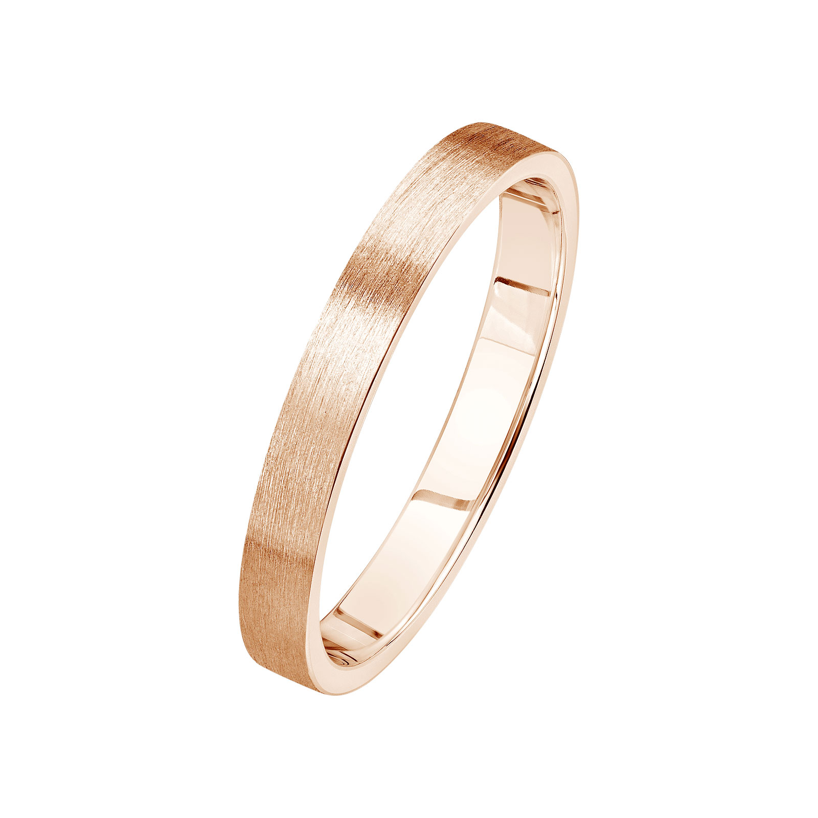 Bague Or rose St-Honore 3mm 1
