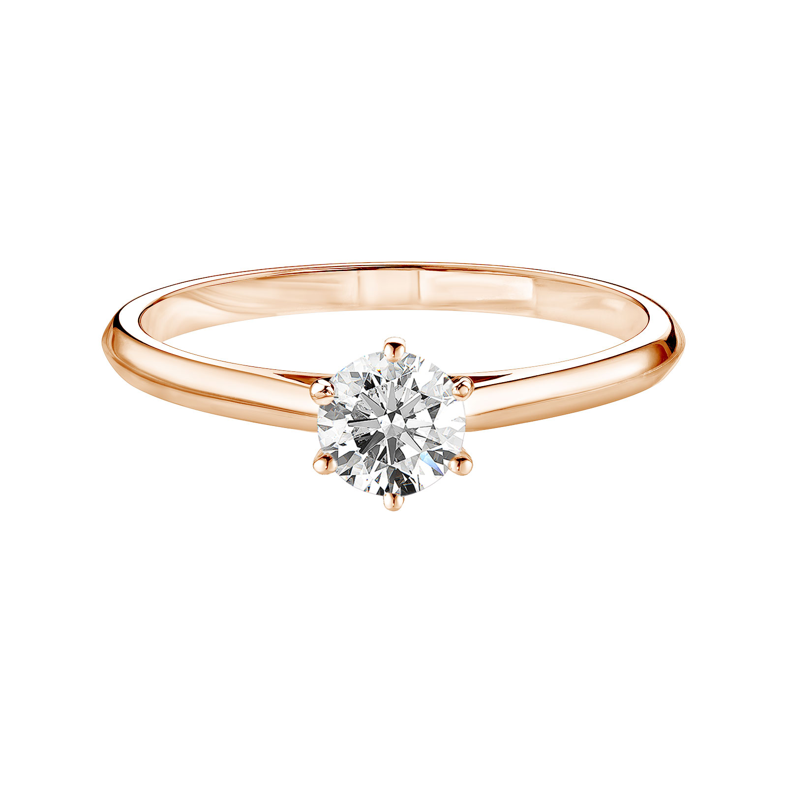 Bague Or rose Diamant Little Lady 0,4 ct 1