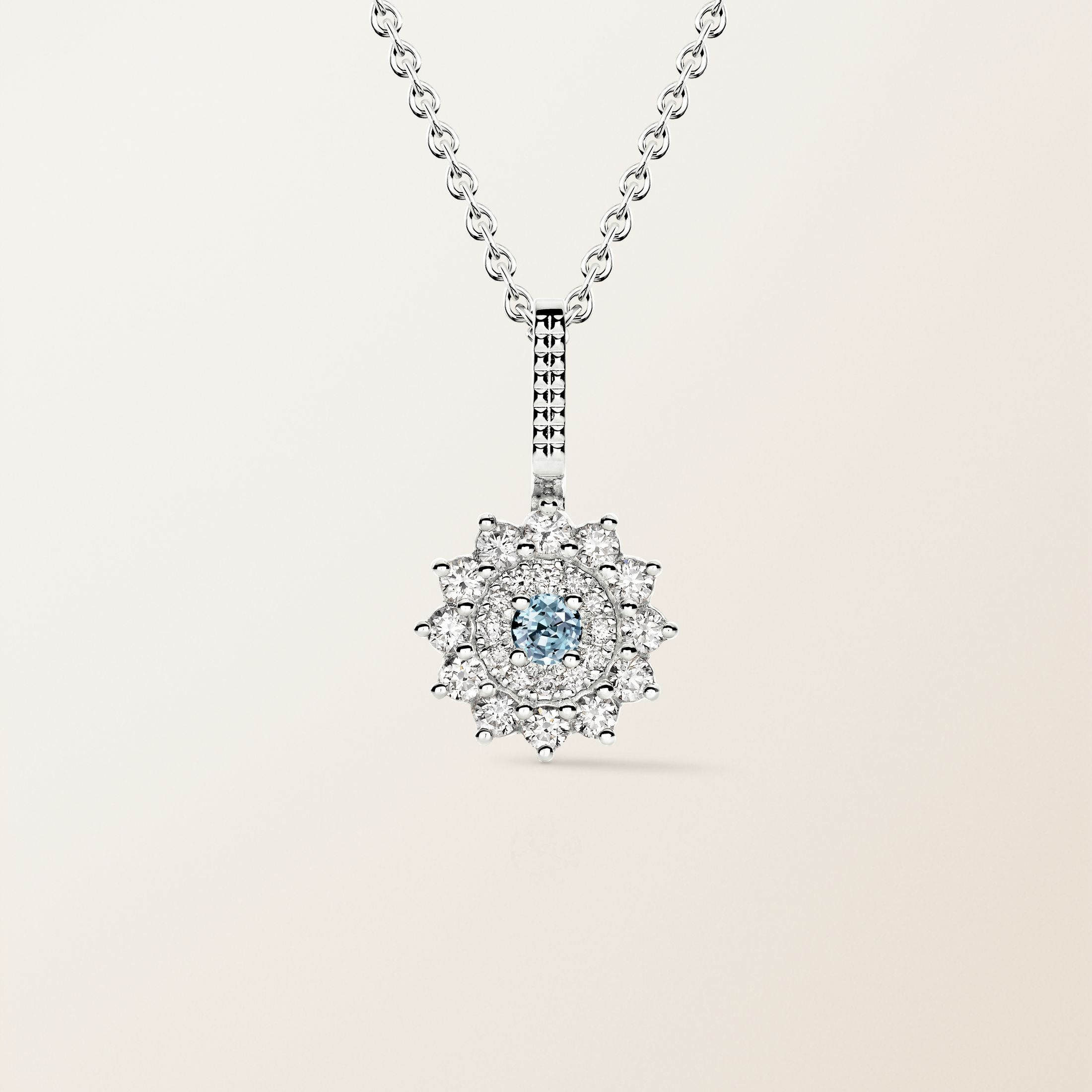 Or blanc, Aigue-marine