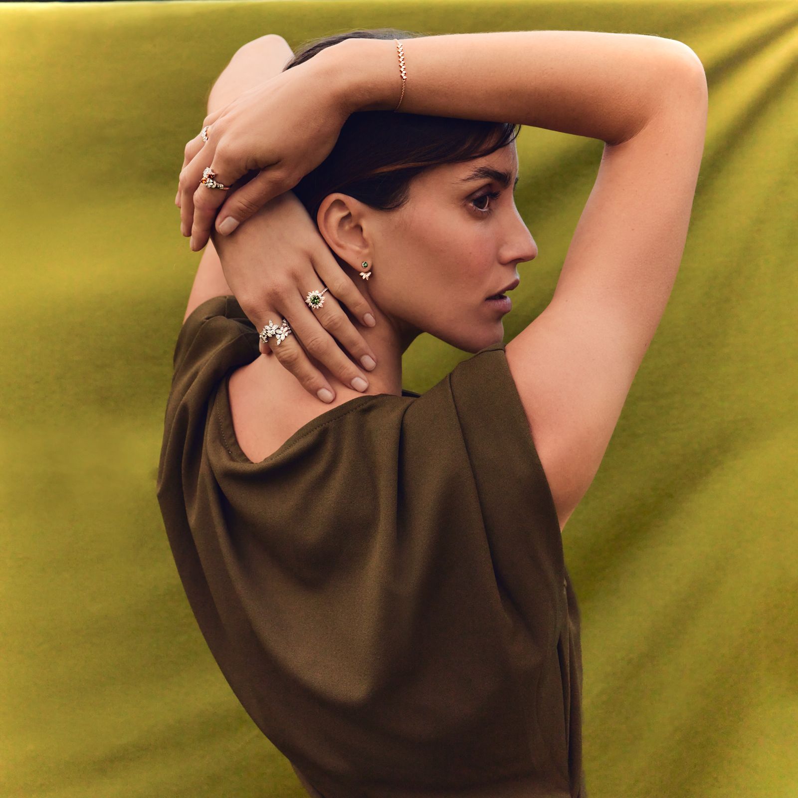 Bague Or blanc Diamant EverBloom Alta 5