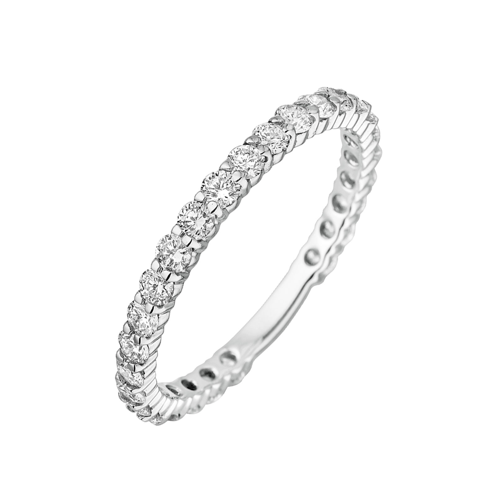 Alliance Or blanc Diamant Pénélope 1