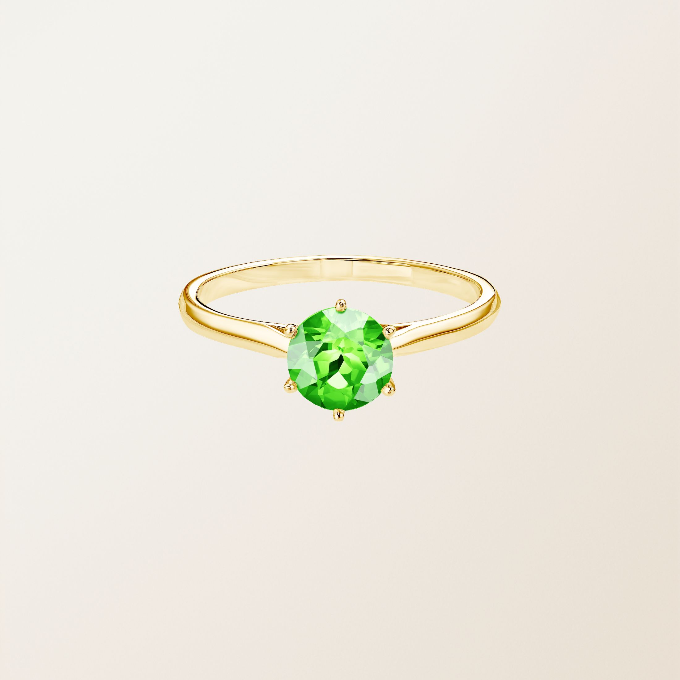 Bague Or jaune 18 cts Tsavorite Lady