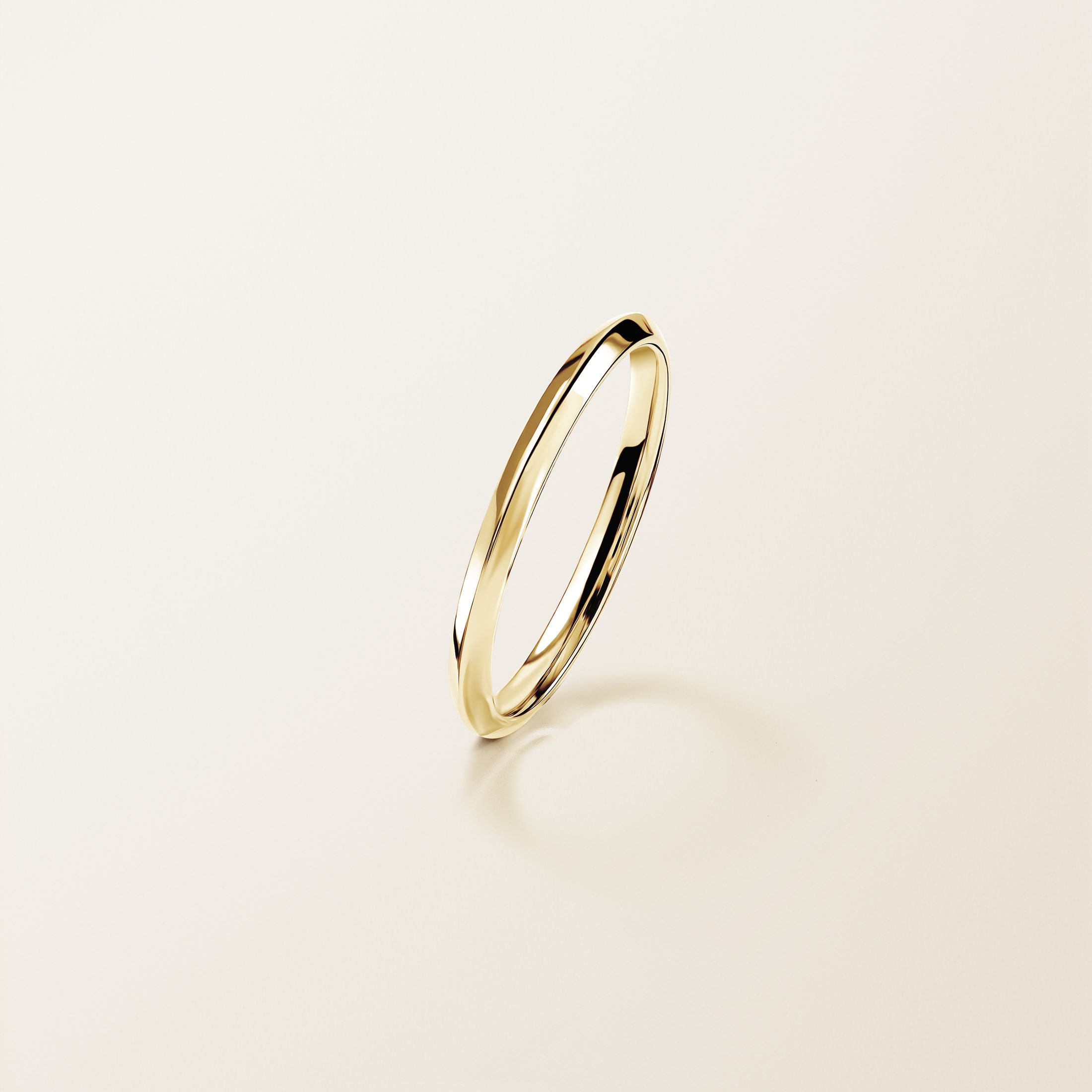 結婚指輪 18金イエローゴールド Ariane Love 2 mm